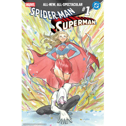 MARVEL/DC: SPIDER MAN/SUPERMAN 1 PEACH MOMOKO VARIANT
