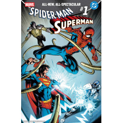 MARVEL/DC: SPIDER MAN/SUPERMAN 1 MARK BAGLEY FOIL VARIANT