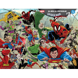 MARVEL/DC: SPIDER MAN/SUPERMAN 1 KAARE ANDREWS WRAPAROUND VARIANT