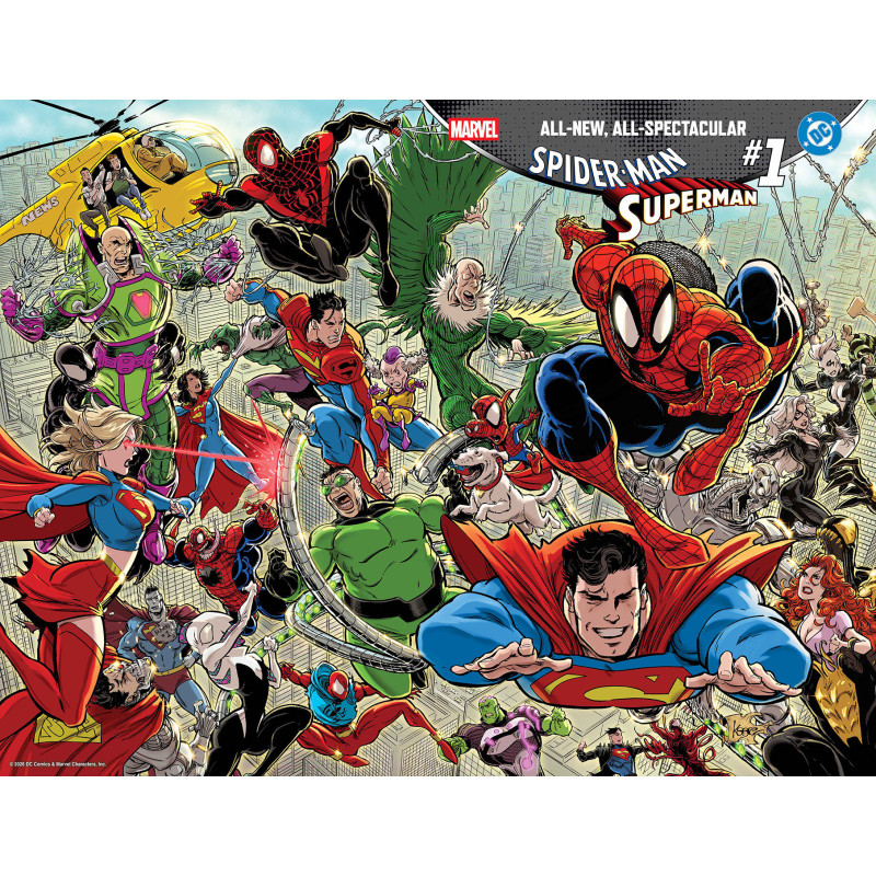 MARVEL/DC: SPIDER MAN/SUPERMAN 1 KAARE ANDREWS WRAPAROUND VARIANT
