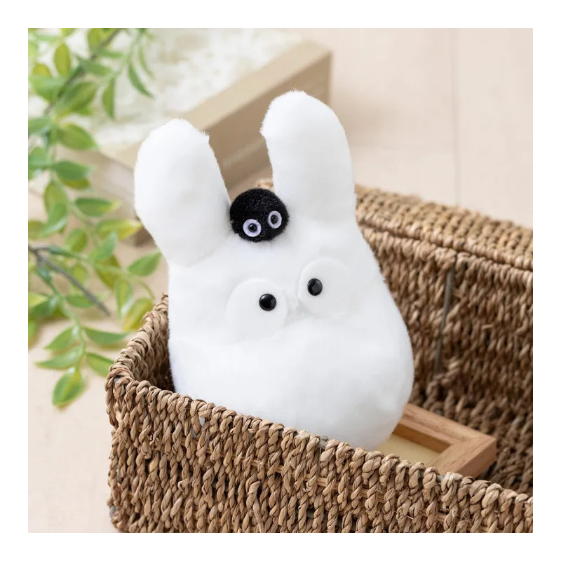 PELUCHE OTEGA STYLE JAPONAIS TOTORO BLANC MON VOISIN TOTORO