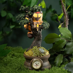 DIORAMA HORLOGE MEI SATSUKI ET CHATBUS DANS L ARBRE MON VOISIN TOTORO