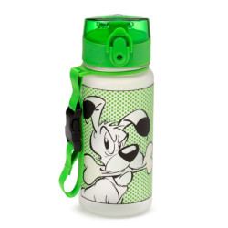 ASTÉRIX IDEFIX GOURDE ENFANT VERTE 350ML EN PLASTIQUE TRANSPARENT