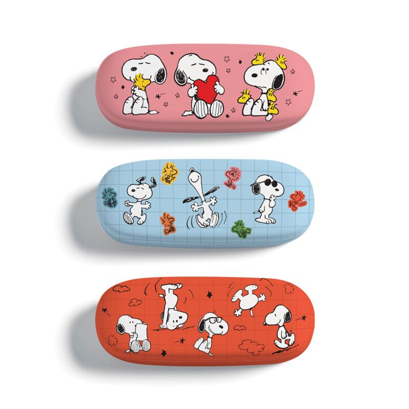 SNOOPY BOITIER A LUNETTES RIGIDE PEANUTS