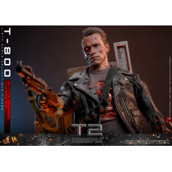 T 800 BATTLE DAMAGE VERSION TERMINATOR 2 FIGURINE MOVIE MASTERPIECE 32 CM