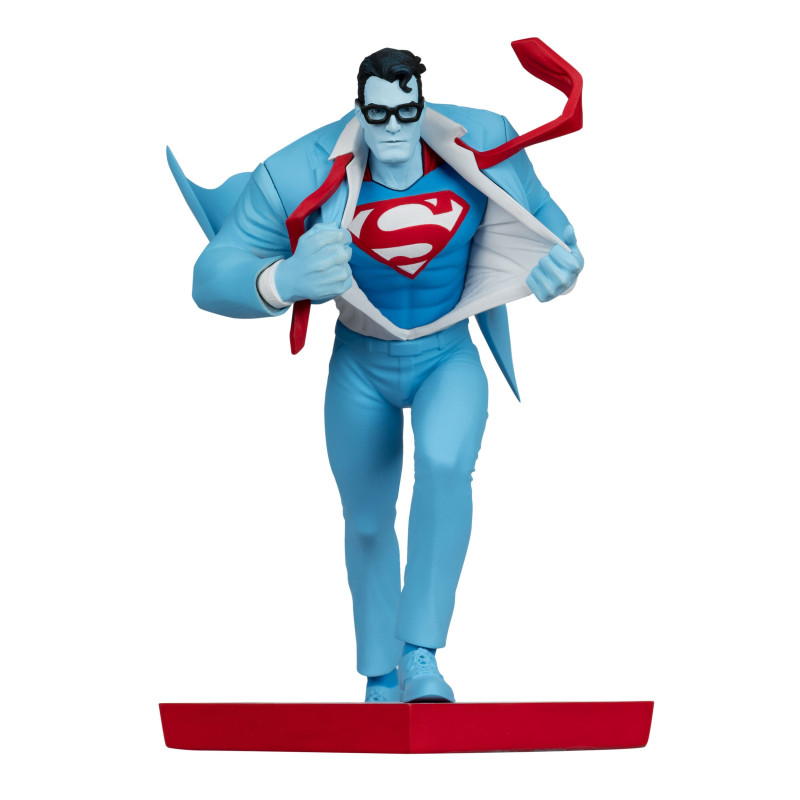 SUPERMAN DC RED & BLUE STATUETTE EDITION LIMITEE 16 CM