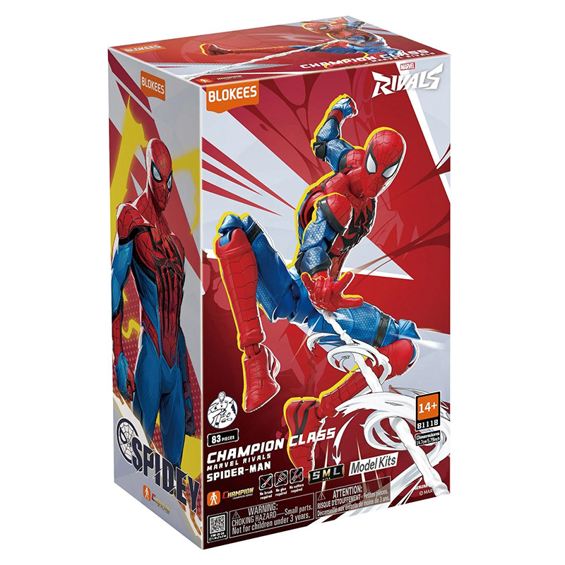 SPIDER MAN MARVEL RIVALS BLOKEES CHAMPION CLASS 06