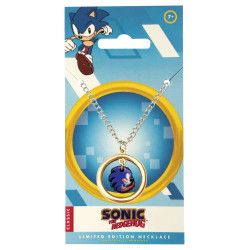 SONIC THE HEDGEHOG PENDENTIF ET COLIER ANNEAU EDITION LIMITEE