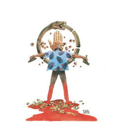 100 BULLETS THE US OF ANGER 1 (OF 8) CVR D EDUARDO RISSO CARD STOCK VAR (MR)