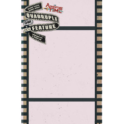 ADVENTURE TIME QUADRUPLE FEATURE 1 (OF 4) CVR C CELLULOID BLANK SKETCH VAR