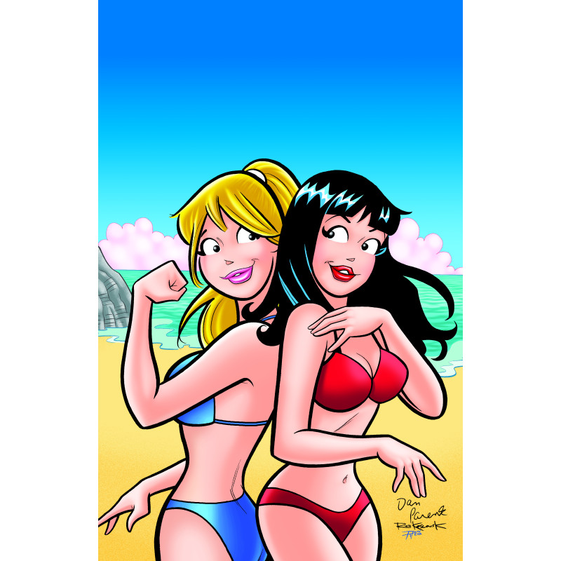 ARCHIE COMICS 85TH ANNIVERSARY PRESENTS BETTY & VERONICA SWIMSUIT SPECIAL (ONE SHOT) CVR D DAN PARENT RICH KOSLOWSKI FOIL FULL A