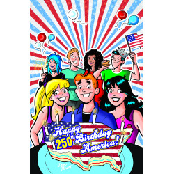 ARCHIE COMICS CELEBRATES AMERICAS 250TH (ONE SHOT) CVR D DAN PARENT FOIL FULL ART VAR