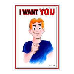 ARCHIE COMICS CELEBRATES AMERICAS 250TH (ONE SHOT) CVR F DAN PARENT UNCLE SAM POSTER FOIL FULL ART VAR