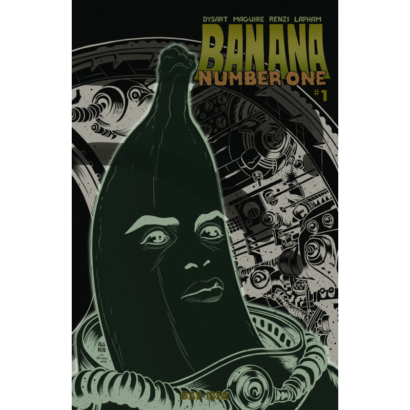 BANANA NUMBER ONE 1 (ONE SHOT) CVR E MICHAEL ALLRED GLOW IN THE DARK VAR