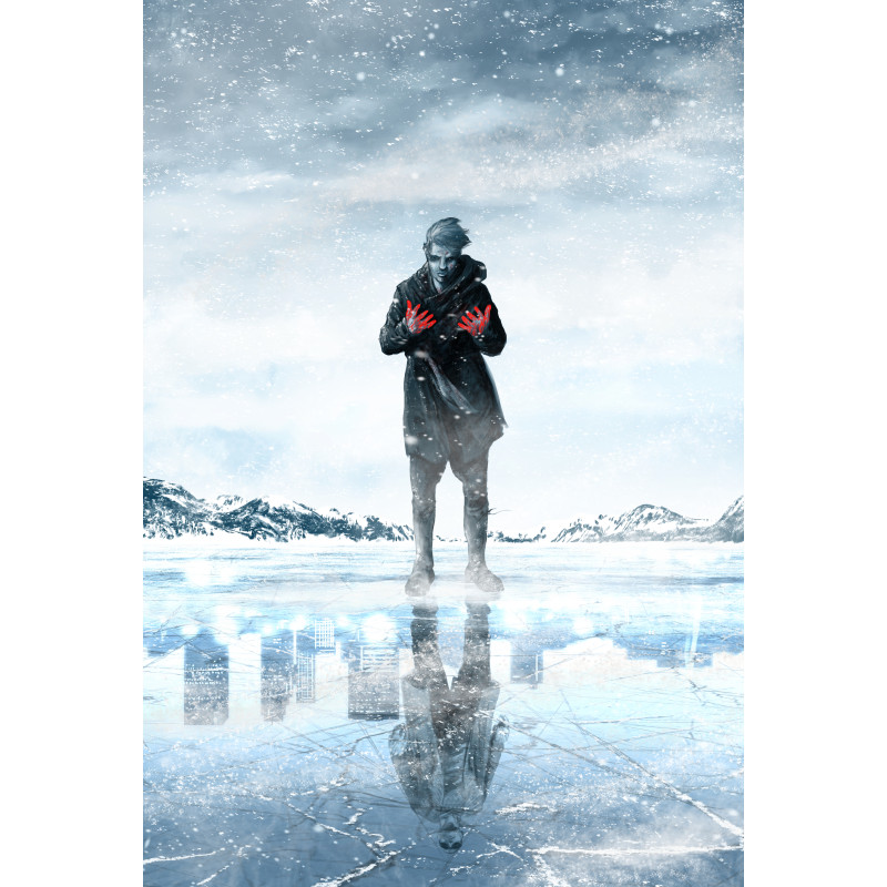 BLACK STAR 1 (OF 5) CVR F JOE BACARDO VIRGIN CARDSTOCK VAR