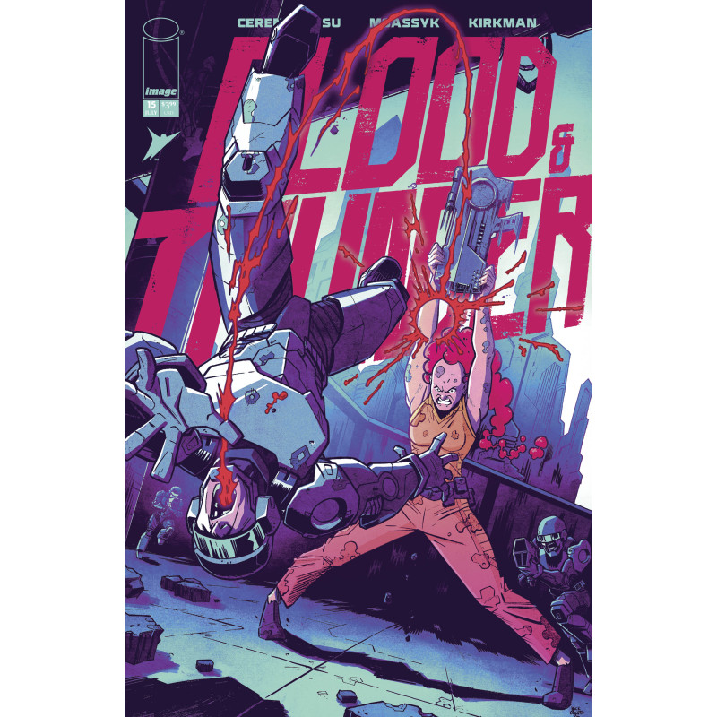 BLOOD & THUNDER 15 CVR B NICK ROCHE & JOSH BURCHAM VAR (MR)