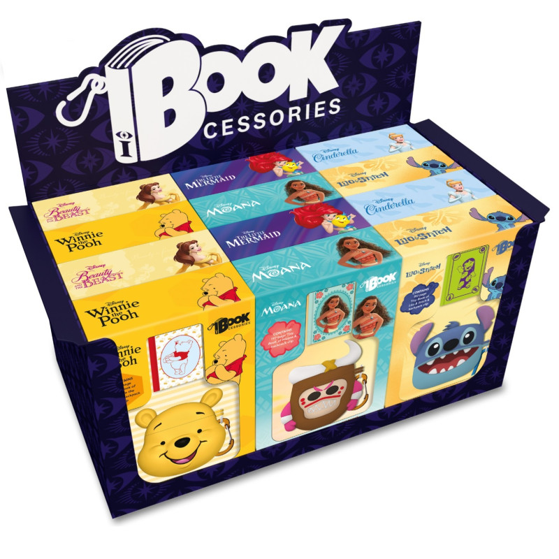 BOOKCESSORIES 12-UNIT CDU - DISNEY HC (TINY BOOK ASSORTMENT WITH DISPLAY)