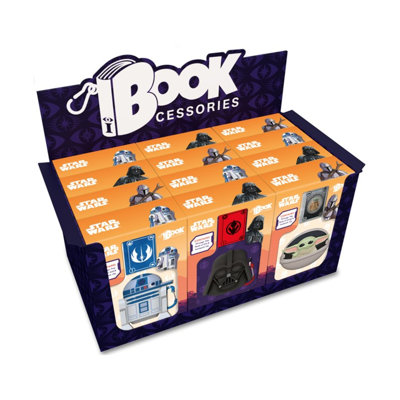 BOOKCESSORIES 12-UNIT CDU - STAR WARS HC (TINY BOOK ASSORTMENT WITH DISPLAY)