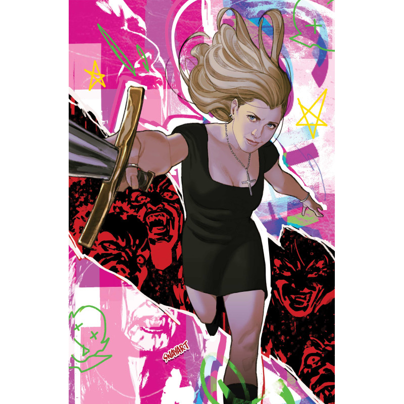 BUFFY THE VAMPIRE SLAYER 1 CVR J JOSHUA SWAY SWABY METAL PREMIUM VAR