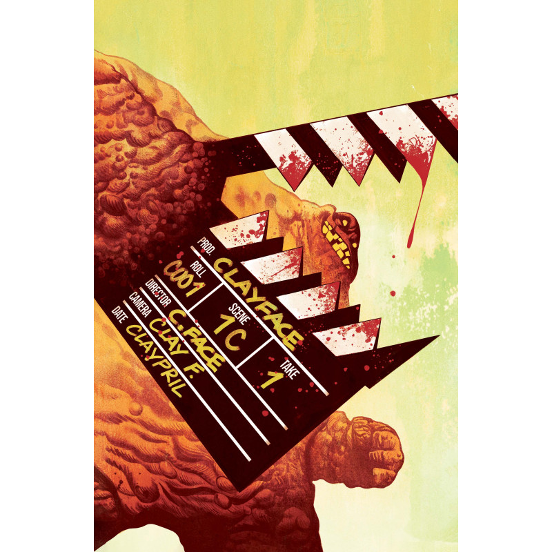 CLAYFACE CELEBRITY DIRT 1 (OF 6) CVR B MIKE DEL MUNDO CARD STOCK VAR