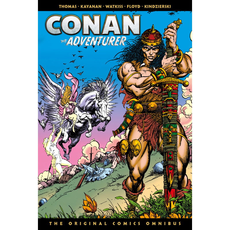 CONAN THE ADVENTURER THE ORIGINAL YEARS OMNIBUS HC VOL 01 DIRECT MARKET EDITION RAFAEL KAYANAN CVR (MR)