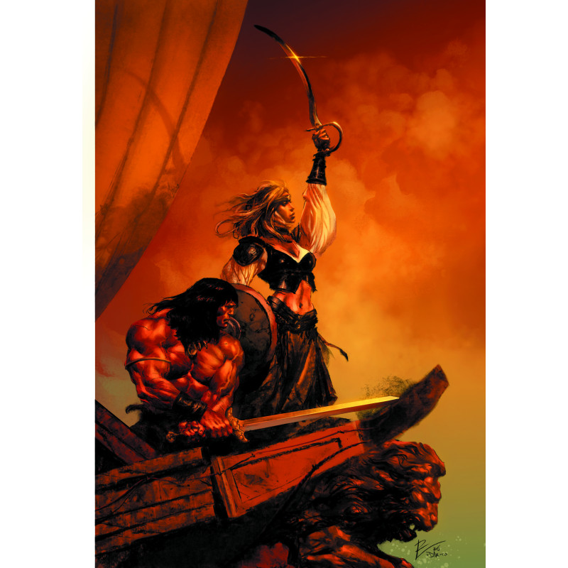 CONAN THE BARBARIAN 33 CVR G ROBERTO DE LA TORRE VIRGIN CARDSTOCK VAR (MR)