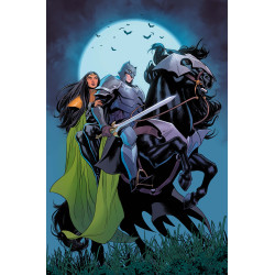 DARK KNIGHTS OF STEEL II 1 (OF 12) CVR B TRAVIS MOORE CARD STOCK VAR