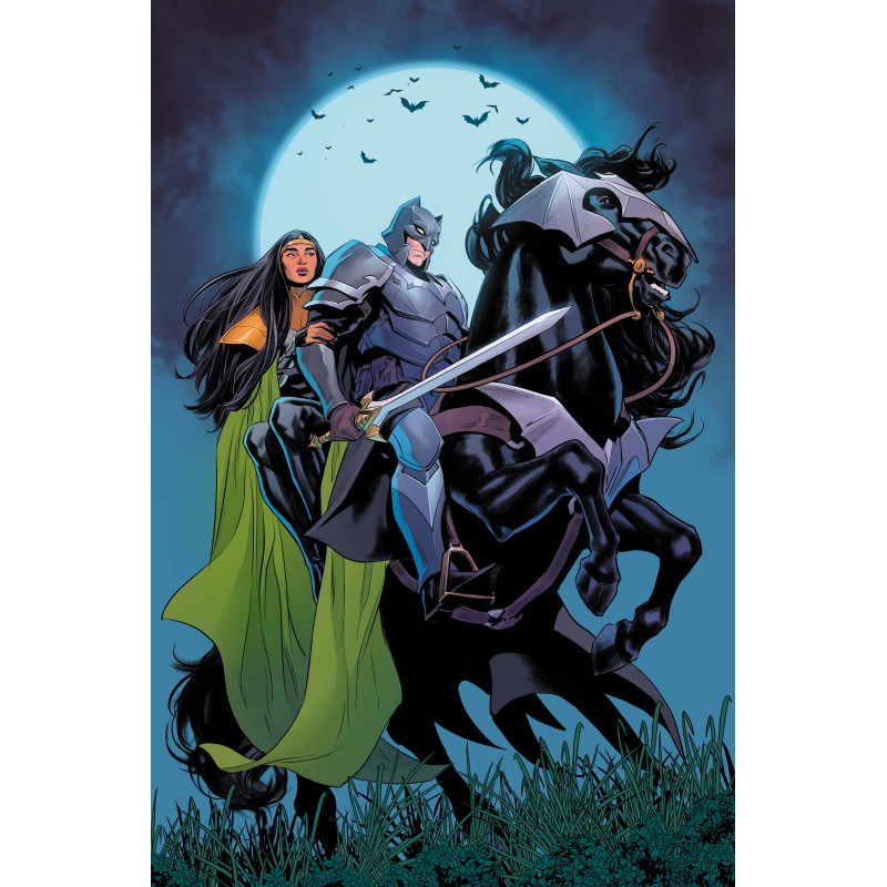 DARK KNIGHTS OF STEEL II 1 (OF 12) CVR B TRAVIS MOORE CARD STOCK VAR