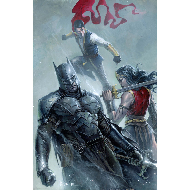 DARK KNIGHTS OF STEEL II 1 (OF 12) CVR C DAVIDE PARATORE CARD STOCK VAR