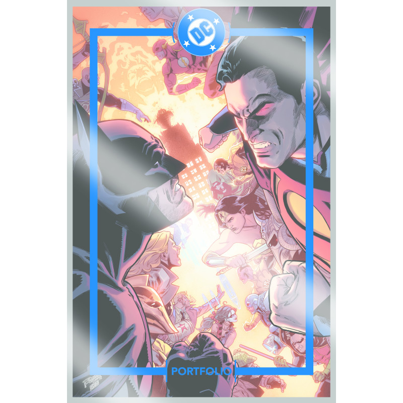 DC PORTFOLIO OF BRUNO REDONDO DC UNIVERSE 9 PRINT SET