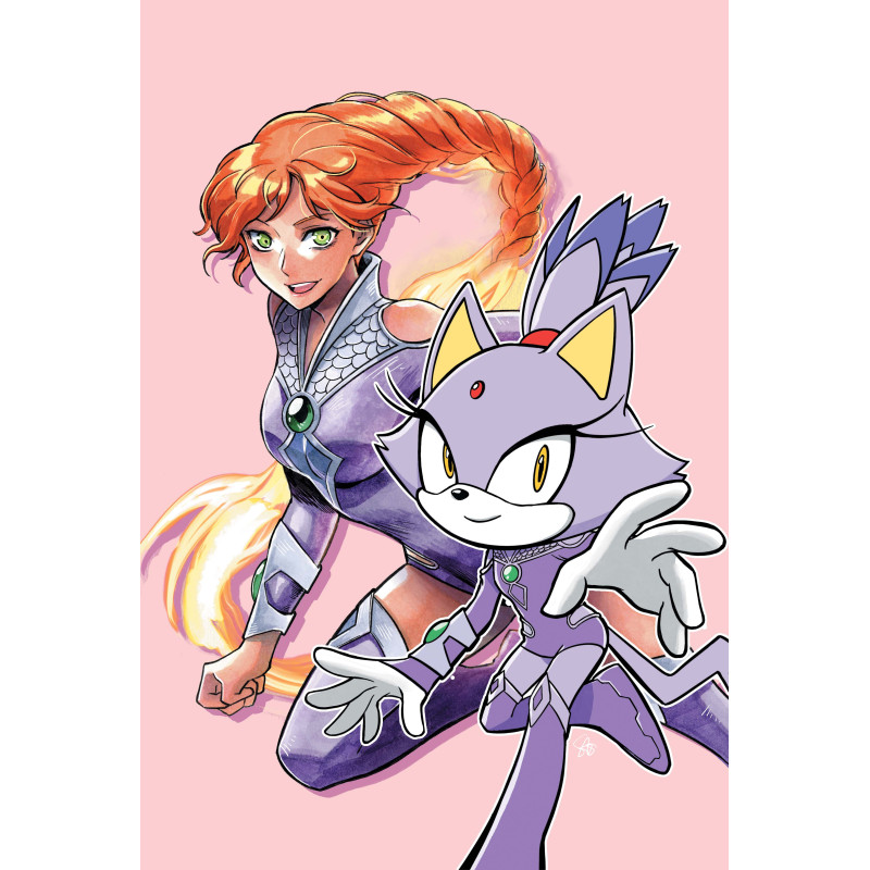 DC X SONIC THE HEDGEHOG THE METAL LEGION 3 (OF 5) CVR B SAOWEE CARD STOCK VAR