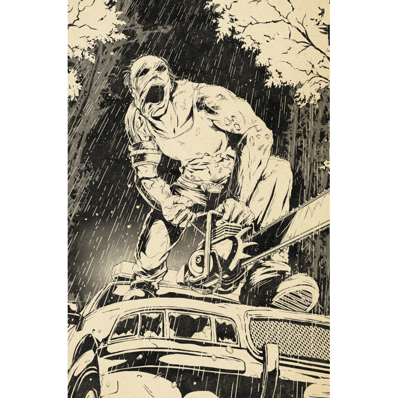 DEAD BY DAYLIGHT THE HILLBILLY 4 (OF 4) CVR B FLOPS VIRGIN INKS CARDSTOCK (MR)