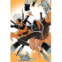 DEATHSTROKE THE TERMINATOR 5 CVR B JEFF SPOKES CARD STOCK VAR