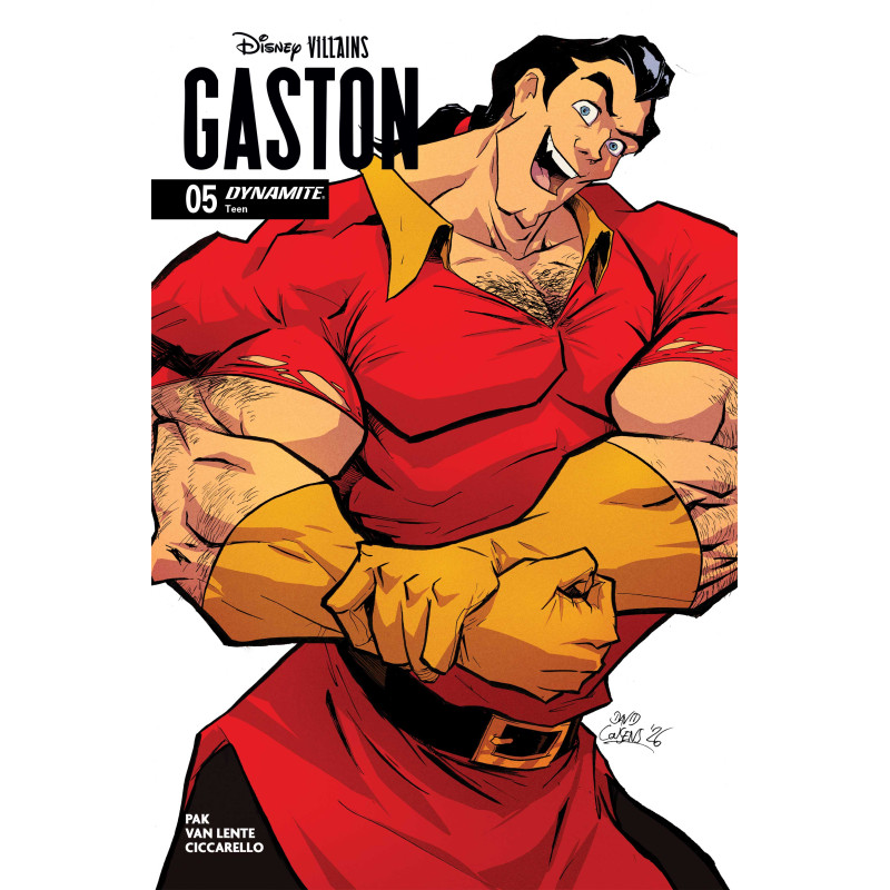 DISNEY VILLAINS GASTON 5 CVR D DAVID COUSENS VAR