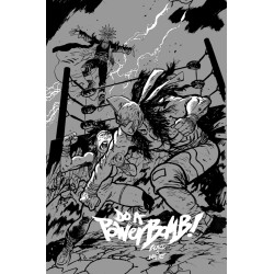 DO A POWERBOMB BLACK AND WHITE 1 (OF 3) CVR C DANIEL WARREN JOHNSON VAR