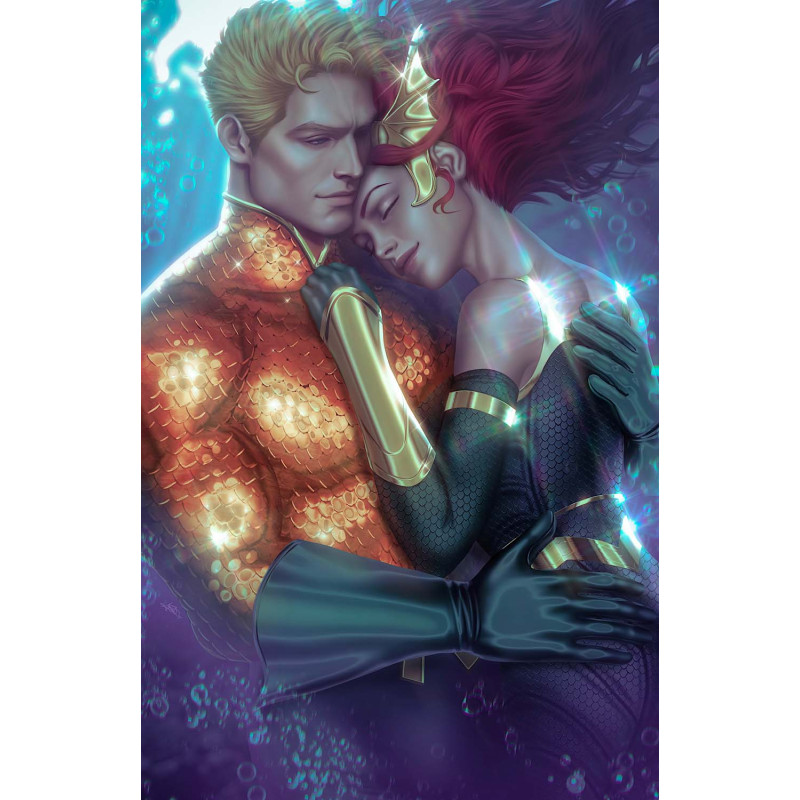 EMPEROR AQUAMAN 19 CVR B ARIEL DIAZ CARD STOCK VAR