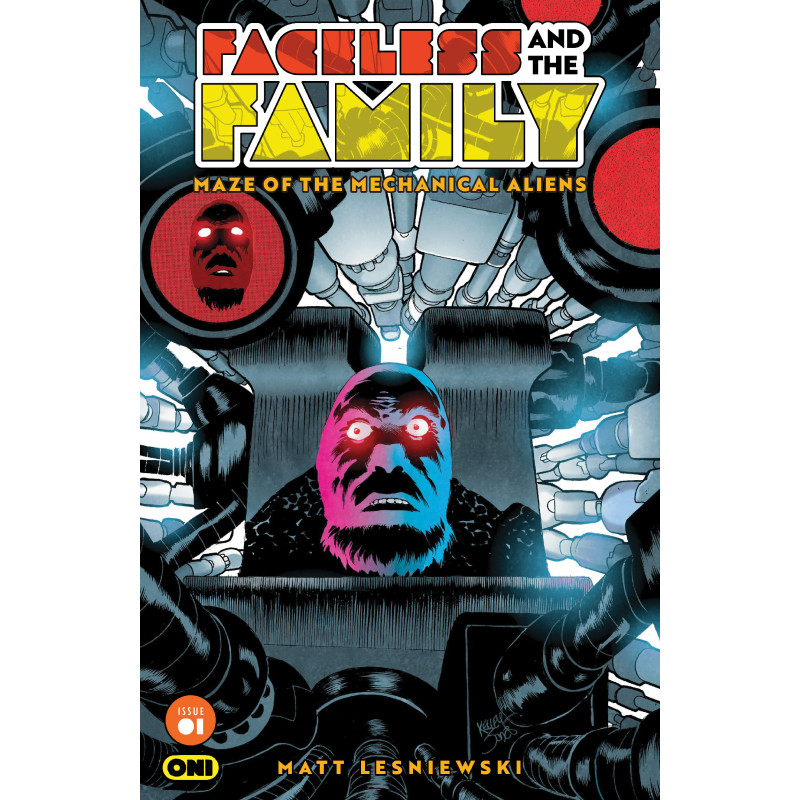 FACELESS AND THE FAMILY MAZE OF THE MECHANICAL ALIENS 1 (OF 4) CVR B KELLEY JONES VAR