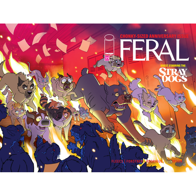FERAL 25 CVR A TONY FLEECS & TRISH FORSTNER WRAPAROUND