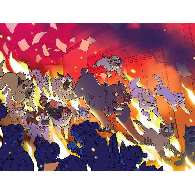 FERAL 25 CVR F TRISH FORSTNER & TONE RODRIGUEZ FOIL WRAPAROUND VAR