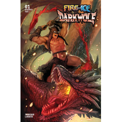 FIRE AND ICE DARKWOLF 1 CVR B STJEPAN SEJIC VAR
