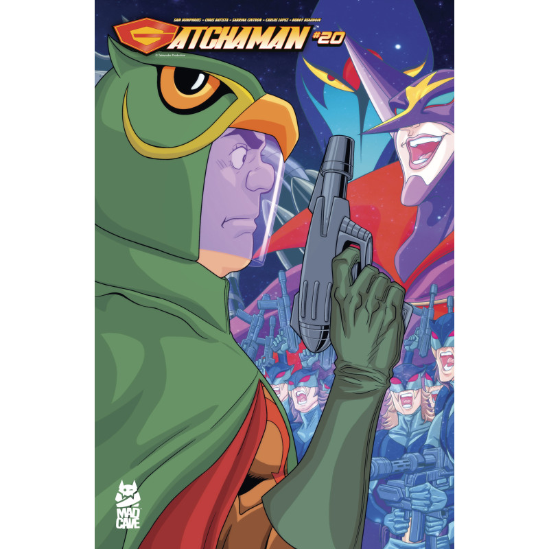 GATCHAMAN 20 CVR B CHRIS BATISTA SABRINA CINTRON CONNECTING VAR