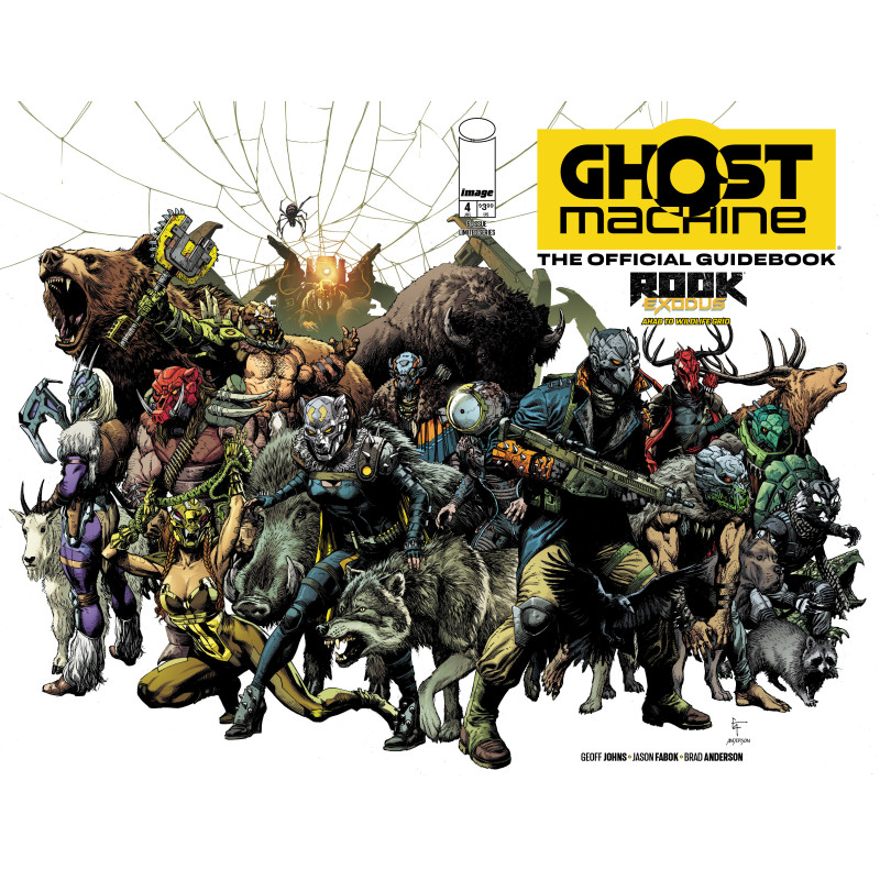 GHOST MACHINE THE OFFICIAL GUIDEBOOK 4 (OF 5) CVR A GARY FRANK & BRAD ANDERSON WRAPAROUND