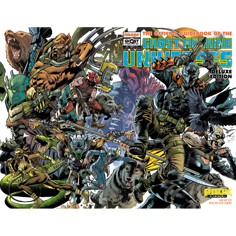 GHOST MACHINE THE OFFICIAL GUIDEBOOK 4 (OF 5) CVR B BRYAN HITCH & BRAD ANDERSON WRAPAROUND VAR