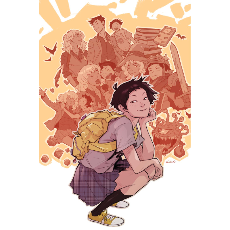 GOTHAM ACADEMY FIRST YEAR 6 (OF 6) CVR A KARL KERSCHL