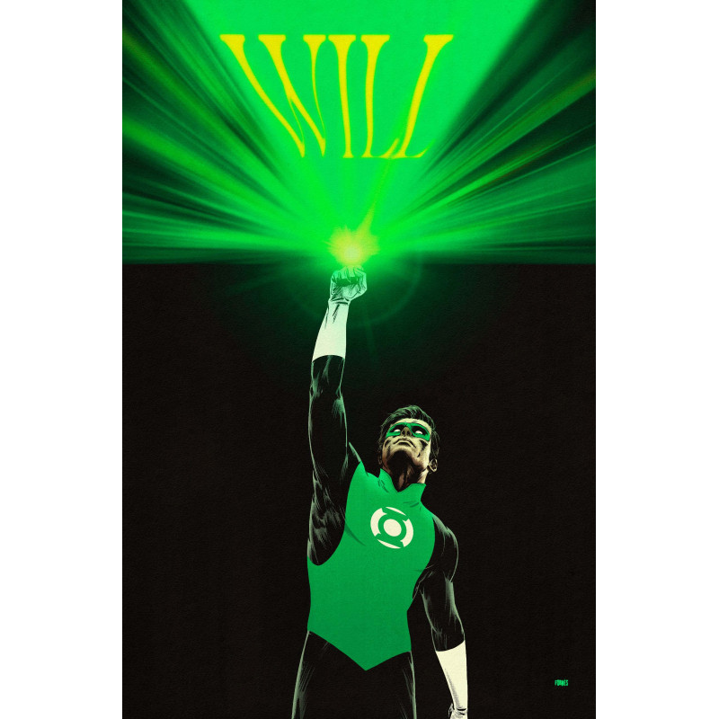GREEN LANTERN CORPS 18 CVR B JORGE FORNES CARD STOCK VAR