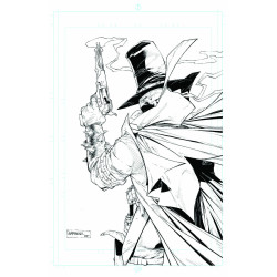 GUNSLINGER SPAWN 56 CVR B CARLO BARBERI RAW ART VAR