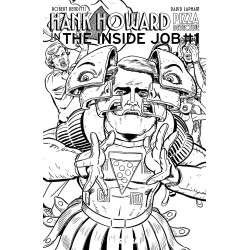 HANK HOWARD, PIZZA DETECTIVE THE INSIDE JOB 1 (ONE SHOT) CVR C DAVID LAPHAM VERHOEVEN HOMAGE VAR