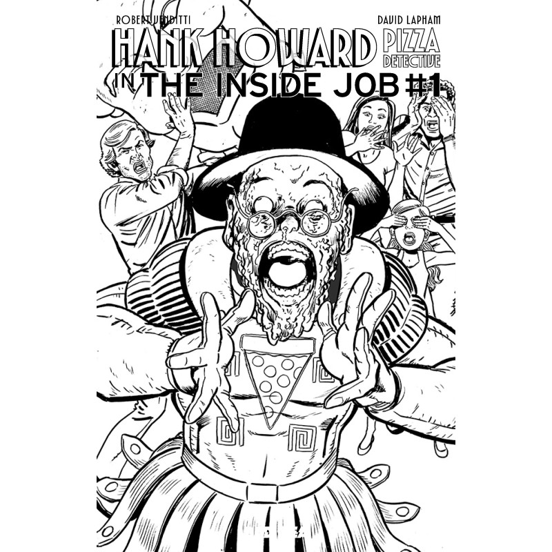 HANK HOWARD, PIZZA DETECTIVE THE INSIDE JOB 1 (ONE SHOT) CVR D DAVID LAPHAM SPIELBERG HOMAGE VAR