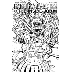 HANK HOWARD, PIZZA DETECTIVE THE INSIDE JOB 1 (ONE SHOT) CVR E DAVID LAPHAM CARPENTER HOMAGE VAR