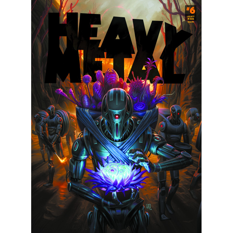 HEAVY METAL MAGAZINE 6 CVR A FLAVIO GRECO PLAGIA (MR)